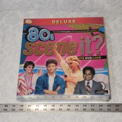 Deluxe 80's Scene It? 80's The Radical Trivia DVD Game Party Play (New Sealed)