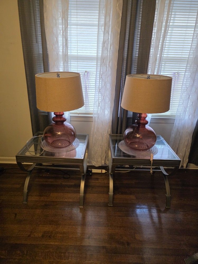 End Tables and Lamps