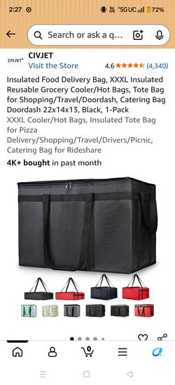CIVJET XXXL Insulated Food Delivery Bag