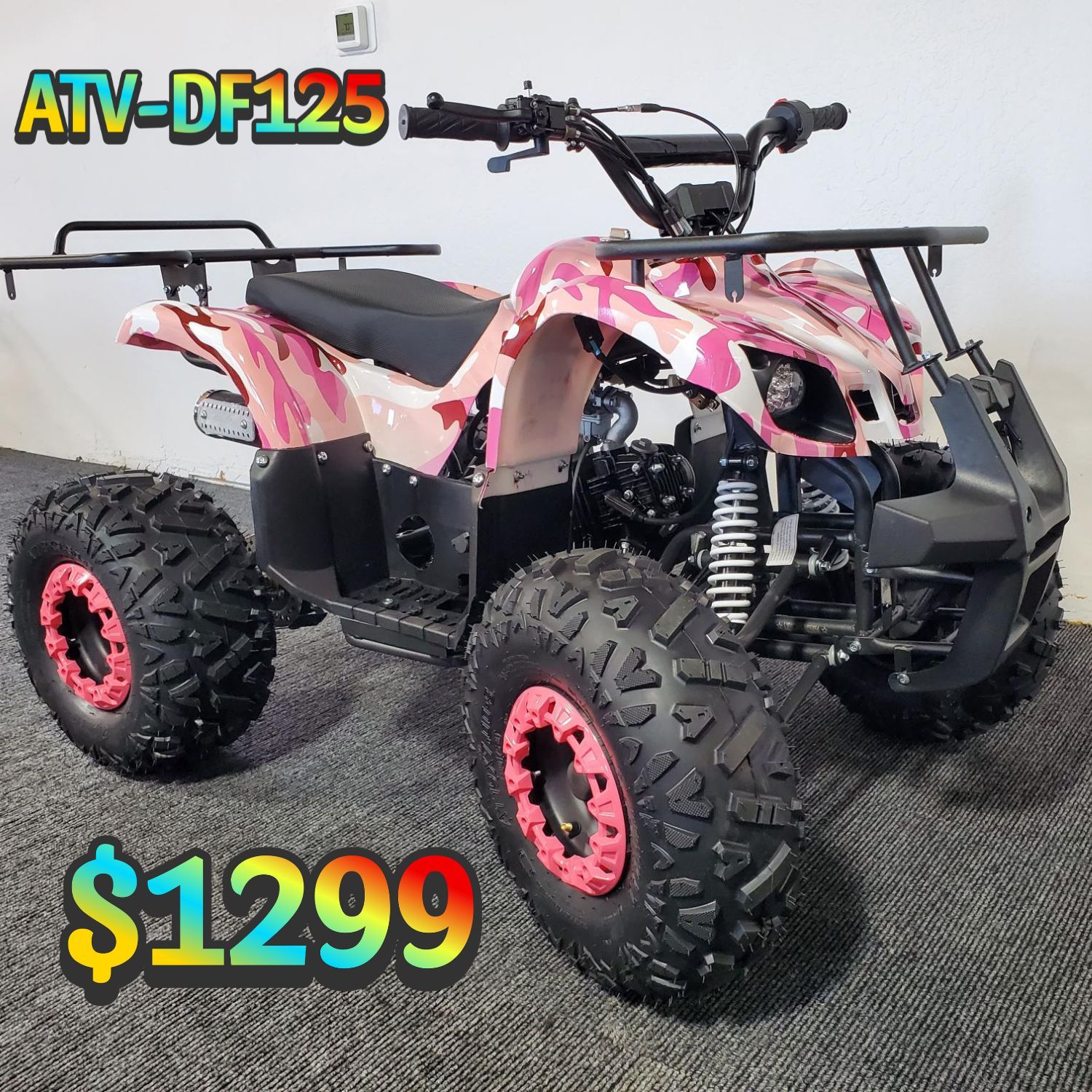 ATV/Quad For Sale in Sacramento! Brand New! 110cc Four Wheeler with 125cc Frame – Affordable, Safe & Perfect for Growing Riders! Fully Assembled!