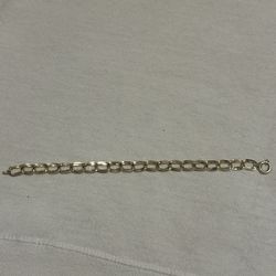 10K Yellow Gold Double Link Bracelet 