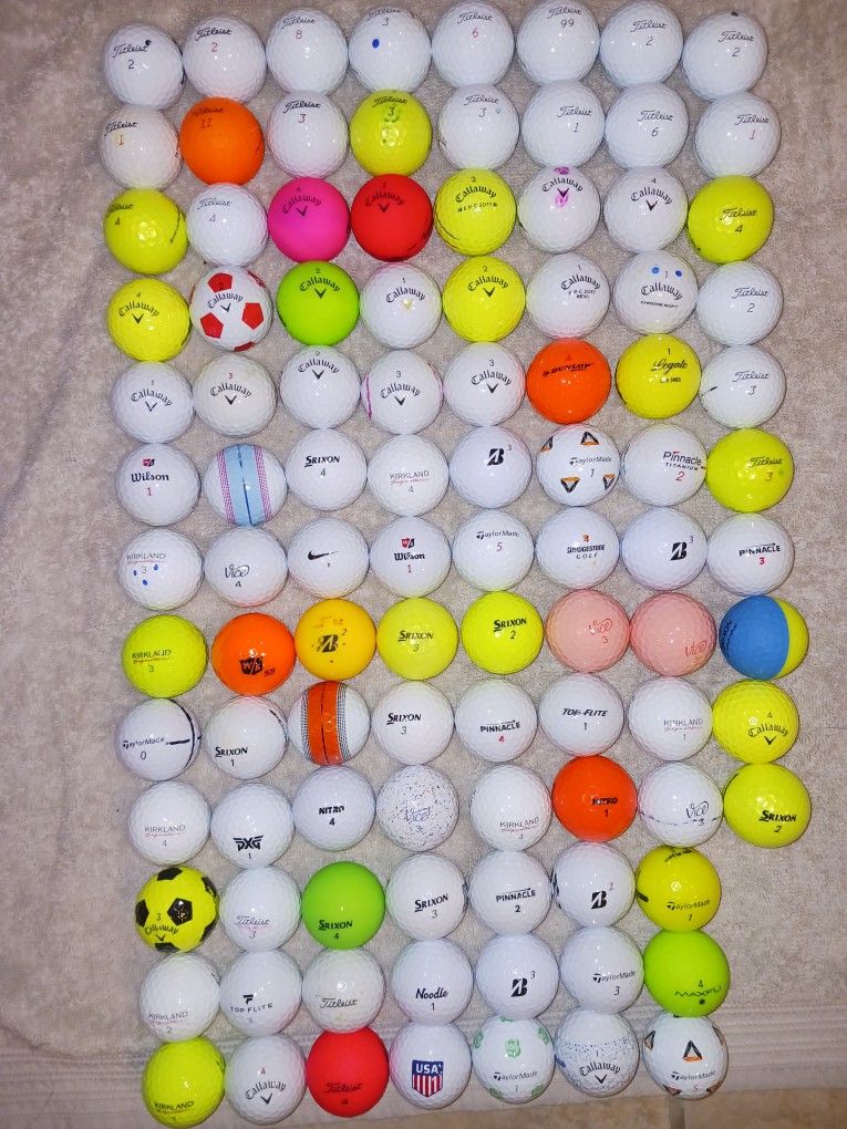 101 Used Golf Balls Very Good Condition  ,Must Pick Up In Simi Valley 