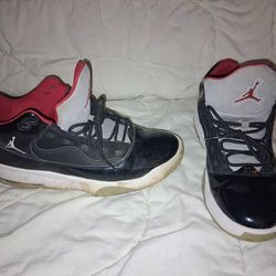 Jordan Max Aura 2 Black Cement used size 9.5