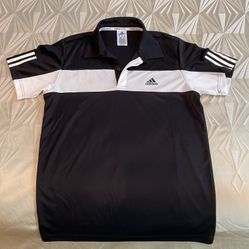 Mens Adidas Tennis Climalite Polo Shirt. 