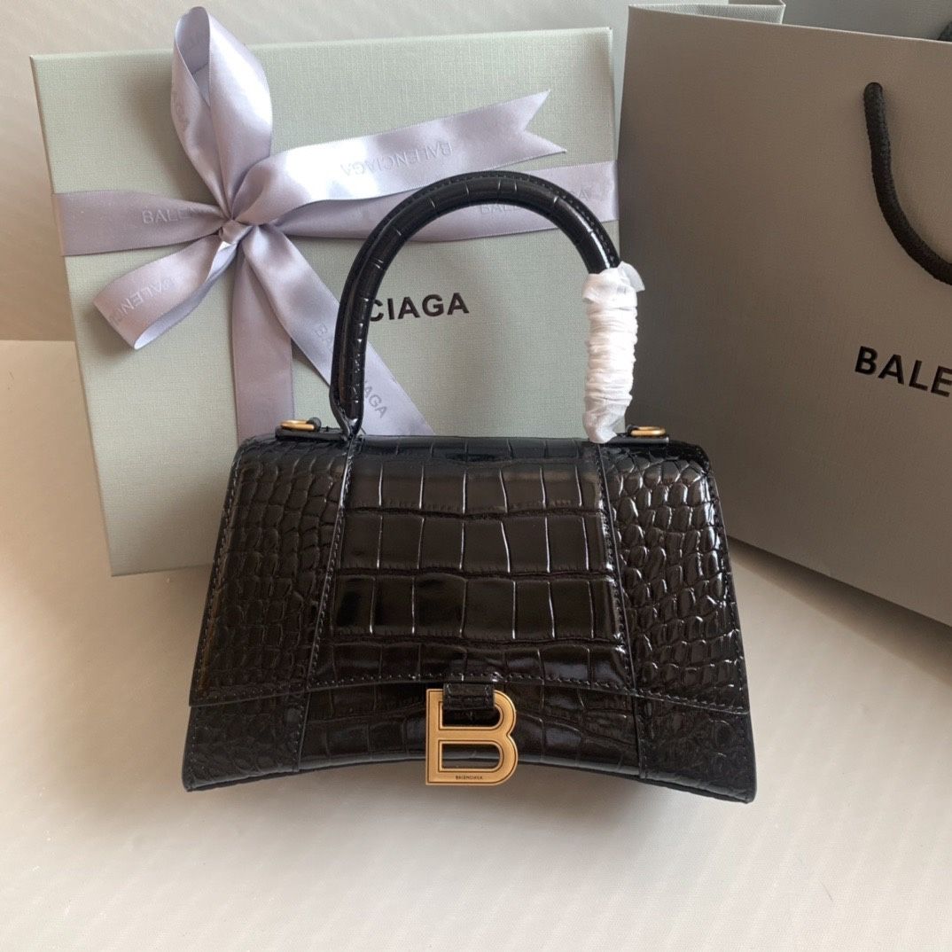 👑Balenciaga Crocodile Hourglass👑
