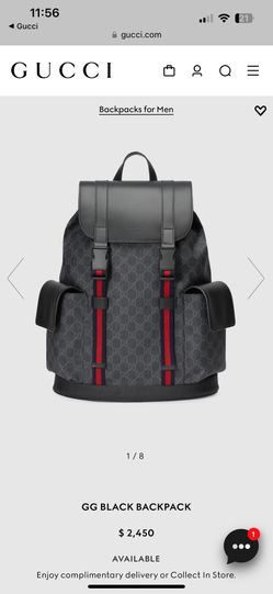 Authentic Gucci Backpack With receipt