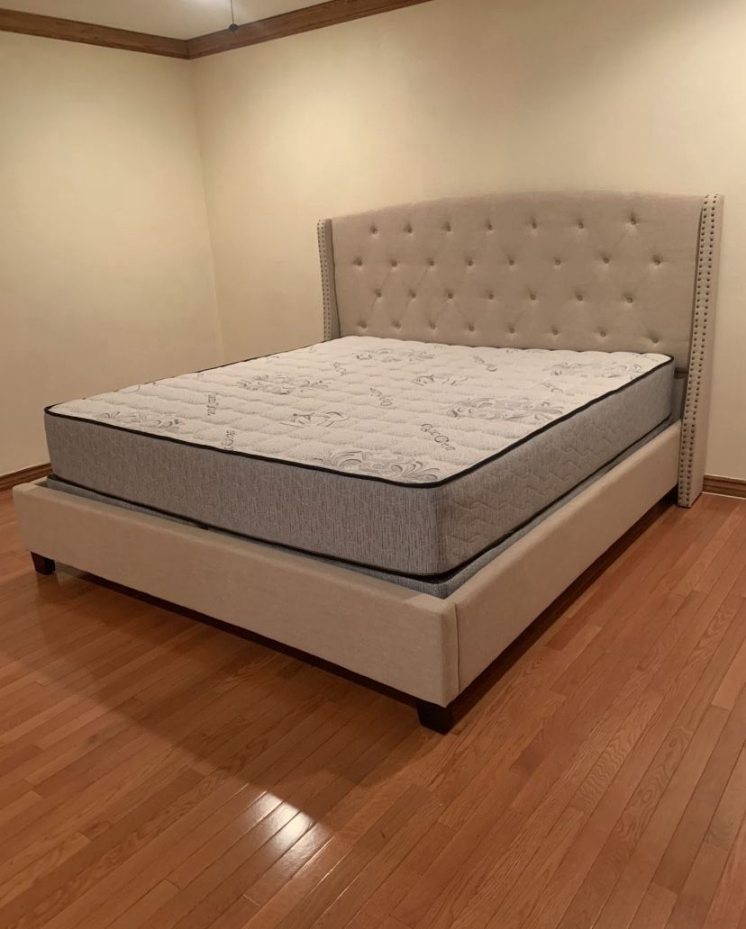 King Size Bed Frame With Mattress Included