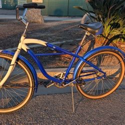 Schwinn Beach Cruiser Rides Well Smooth Bike 26" Wheels & White Wall Tires