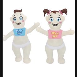 Inflatable Baby Costumes (gender Reveal)