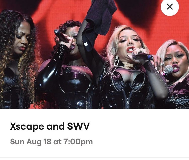 Xcsape And SWV Tickets