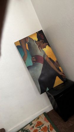 Scarlet Dancer Couple Dancing Art Print by Bill Brauer