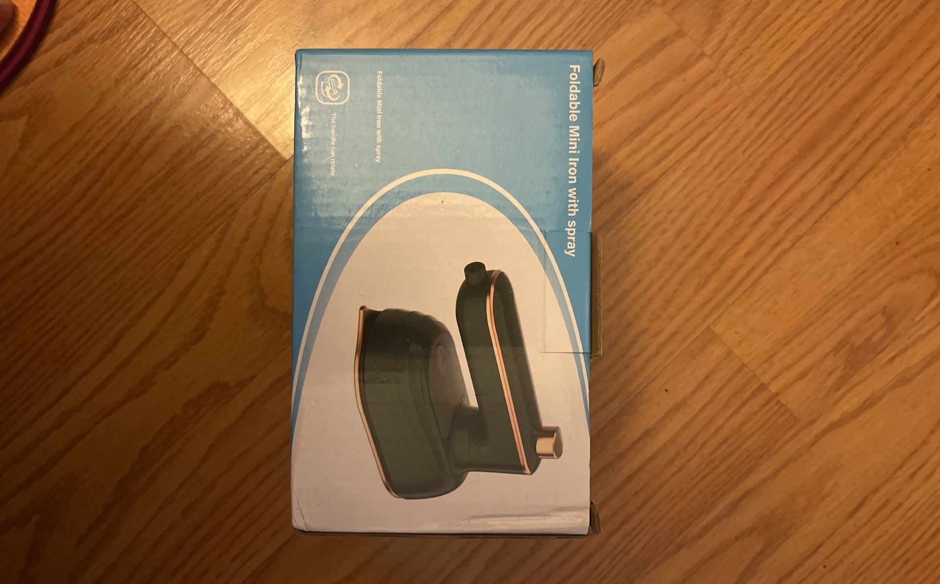 Foldable Mini Iron With Spray