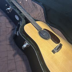 D18 Martin Guitar With Case