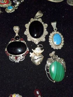silver pendants