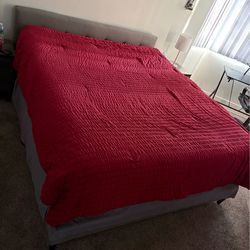 King Size Bed. Mattress and Box Spring