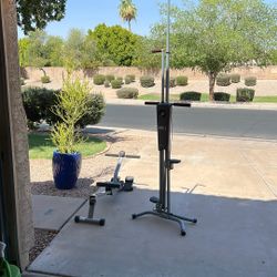 3 Piece Home Gym: Weight, Climber & Rower