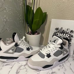 Brand new Air Jordan retro 4 military black