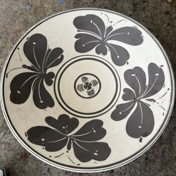 Beautiful Vintage Hand Made Pottery, Hand Carved Butterflies, Each One Is Different And Unique 