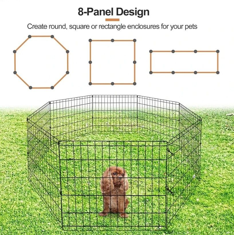 Brand New Panel 48 Tall Xl Dog Playpen Shapeable Dog Cage Animal
