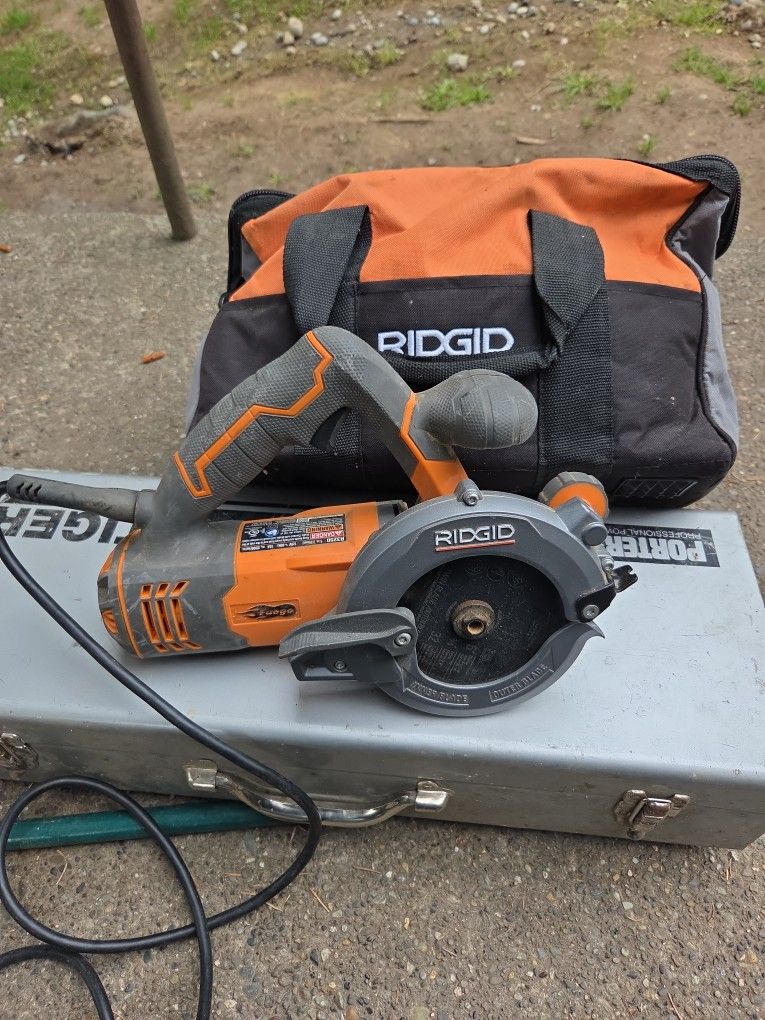 Ridgid 5 In Dual Blade Saw