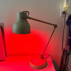 IKEA HEKTAR Work Lamp with Smart Bulb – Adjustable Desk Lamp