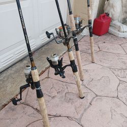 Four Fishing Rods