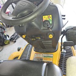 Cub cadet riding lawn mower fifty four inch