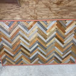 Hand Crafted  Herring Bone Panels