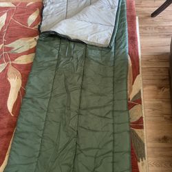Green Coleman Adult Sleeping Bag