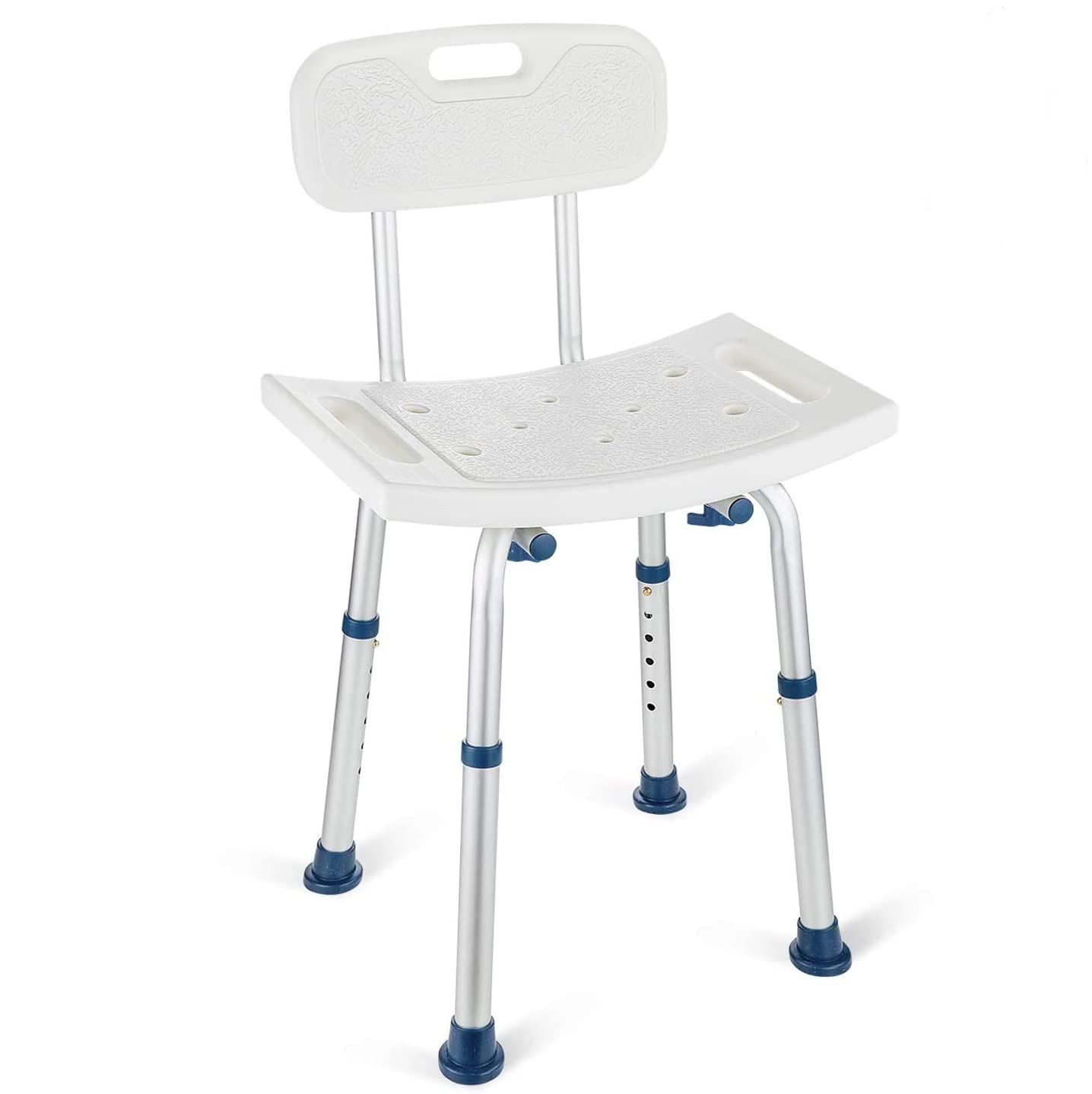 7877 Adjustable Shower Seat For Seniors, Elderly, Handicap, Disabled (300 LBS)
