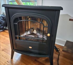 Electric fireplace + heater