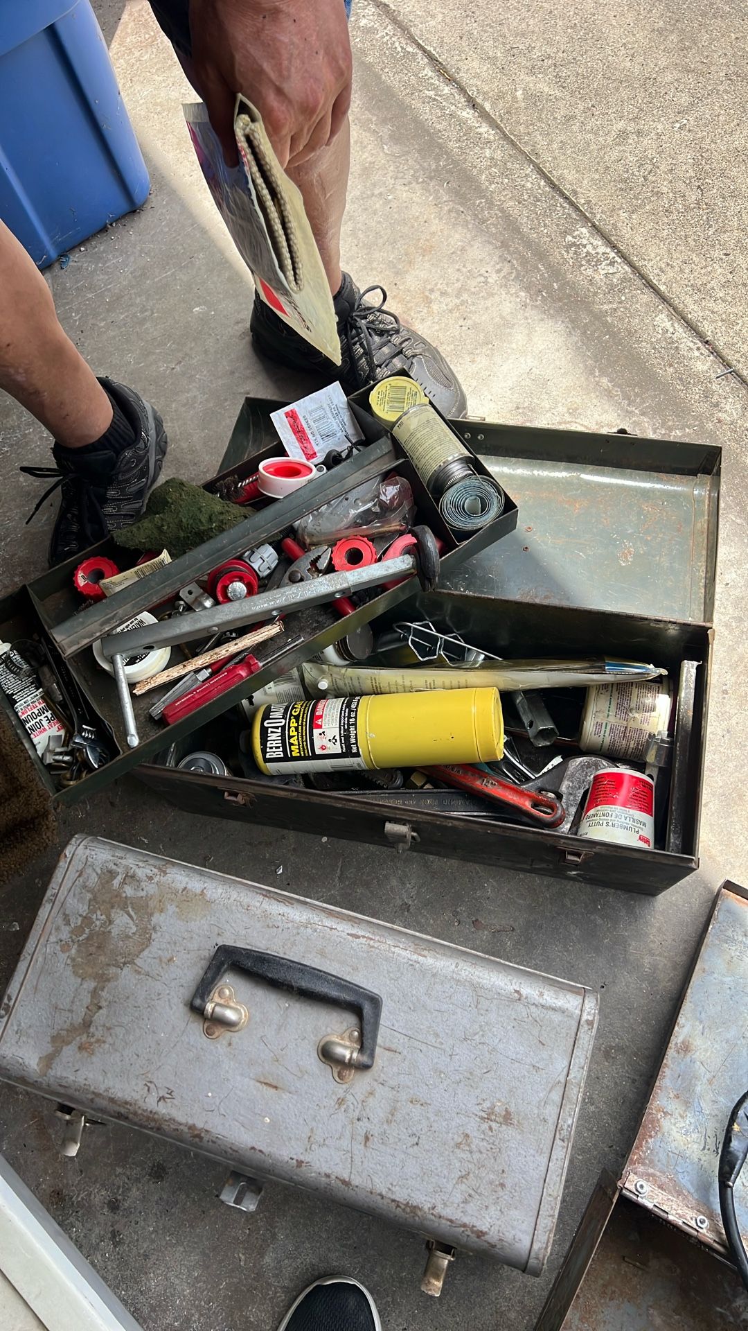 Box Of Plumbing Tools
