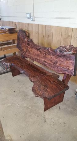 Buckeye burley custom wood bench