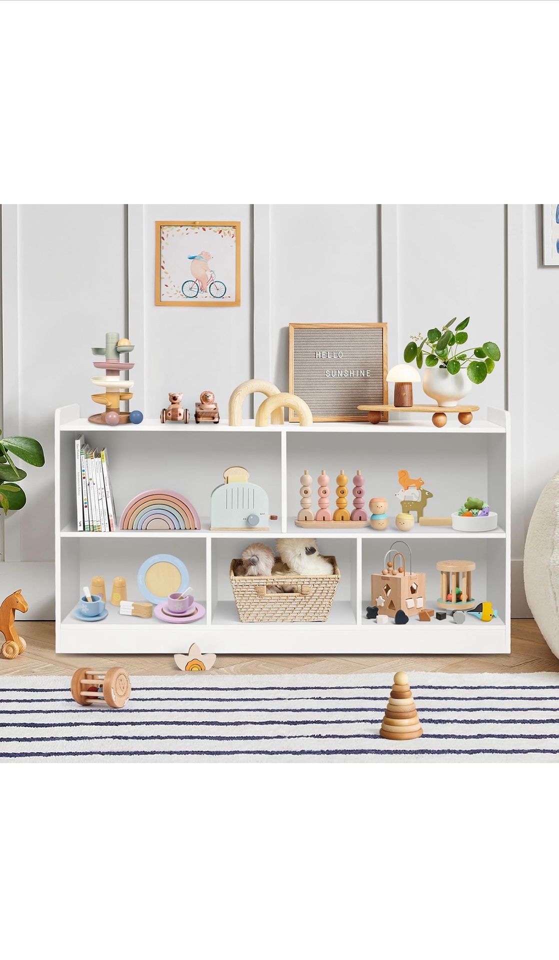 Montessori Wooden Storage Organizer *Brand New*