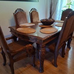 Dining Table And China Buffet Set