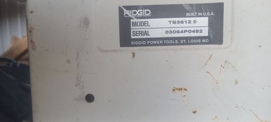 Used Rigid 10" Table Saw