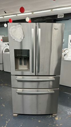 Stainless Steel Refrigerator Fridge Whirlpool ASK ABOUT DELIVERY!