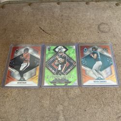 Mac Jones, Trevor Lawrence, and Justin Fields Rookie Cards Lot