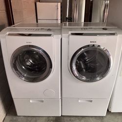 Bosch Washer And Electric Dryer Matching Set