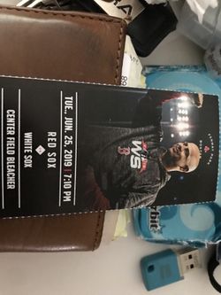 Red Sox Single ticket for tonight’s Alex Cora bobblehead game.