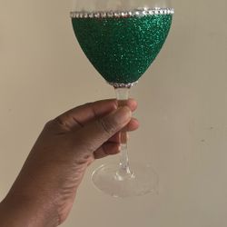 Glitter Wine Glass