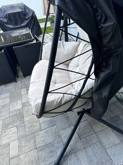 Two sitting swing