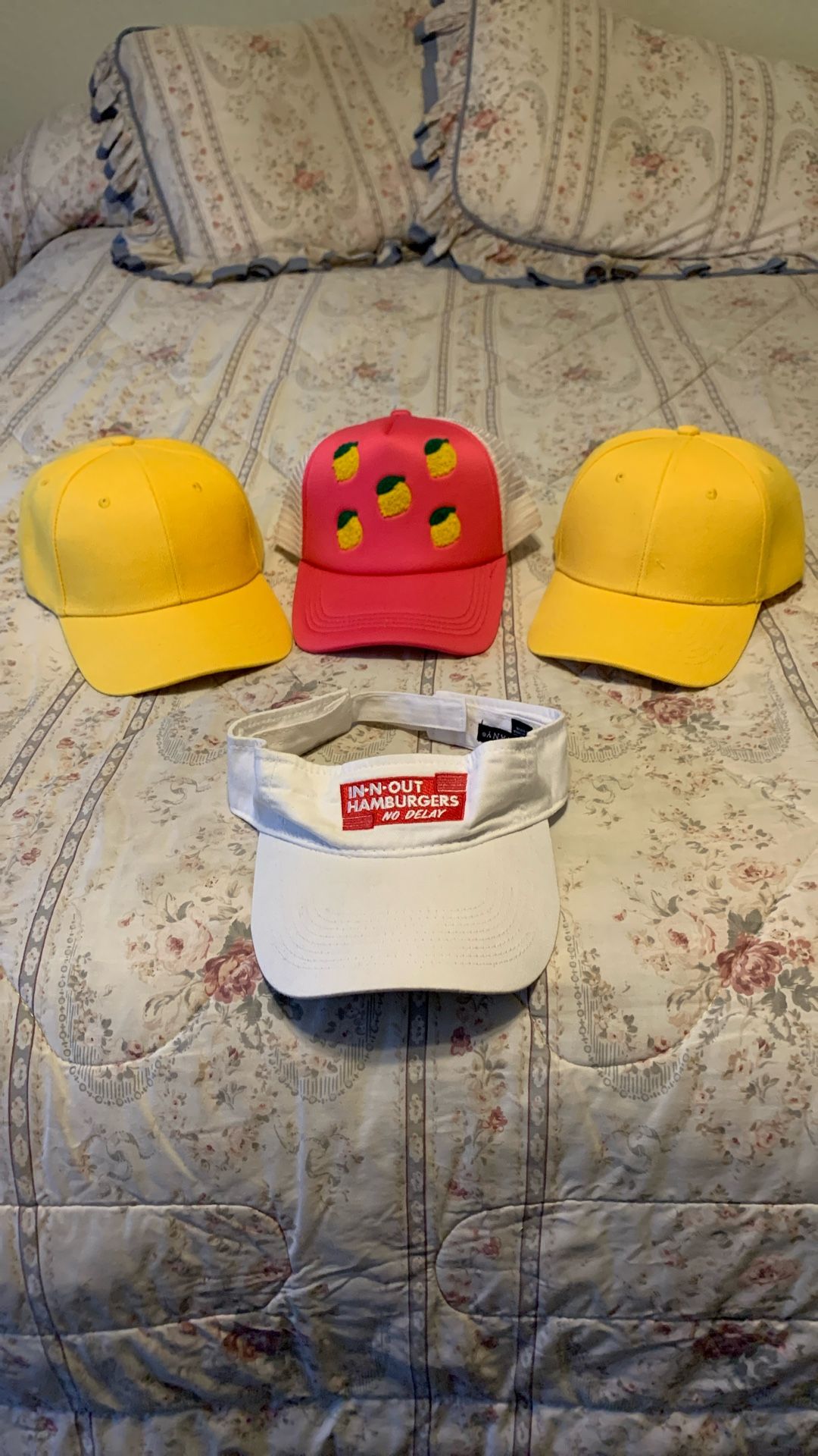 Trucker Hats & In .N.Out Visor. Chino, Ca