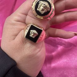 14k Gold Men Medusa Rings (Diff Prices)