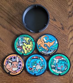 3D Printed Pokemon Cold Drink Coasters