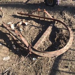 Metal Farm Equipment Garden Decor