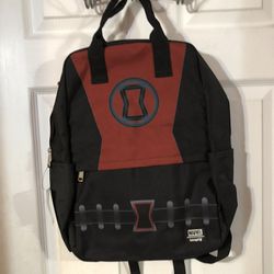 Loungefly Disney Marvel Black Widow Nylon Backpack  School Bag.  Brand New With Tags