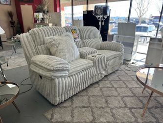 Corduroy recliner loveseat only