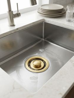 Emtek Solid Brass Kitchen Sink Basket Strainer – Only $10 (Retails for $35+)
