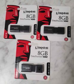 NEW Kingston 8GB USB Flash Drives